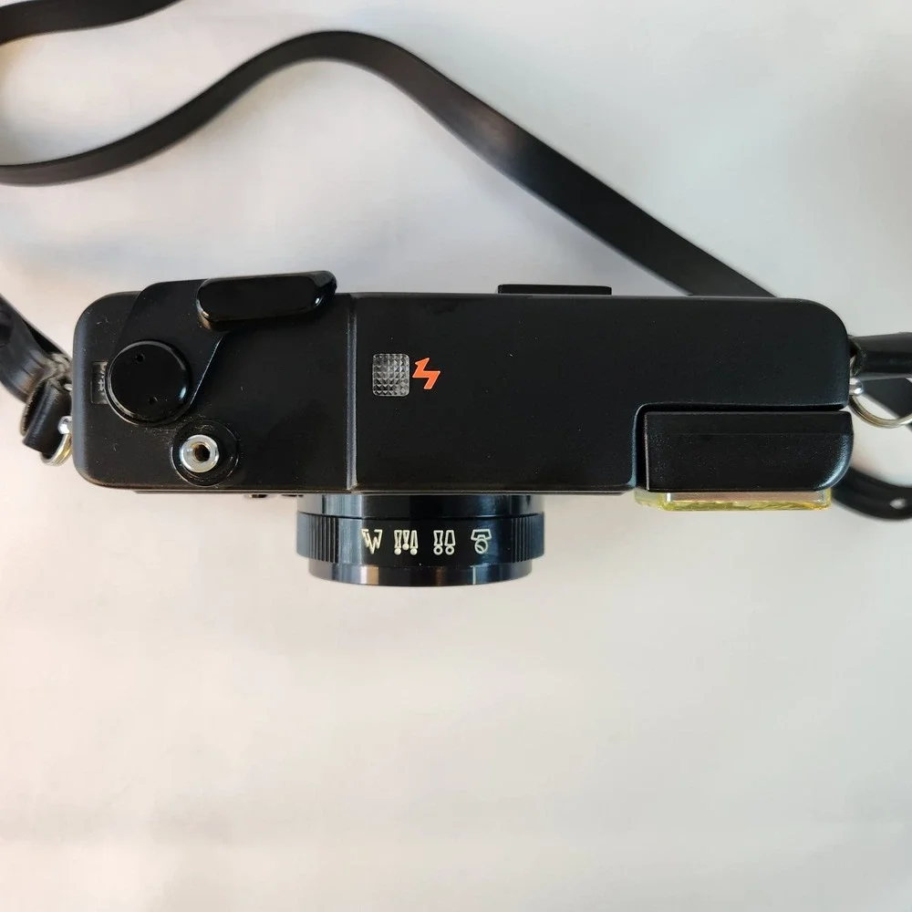 Vintage Vivitar 35EF 35mm Rangefinder Camera FULLY WORKING Flash Timer w/Case